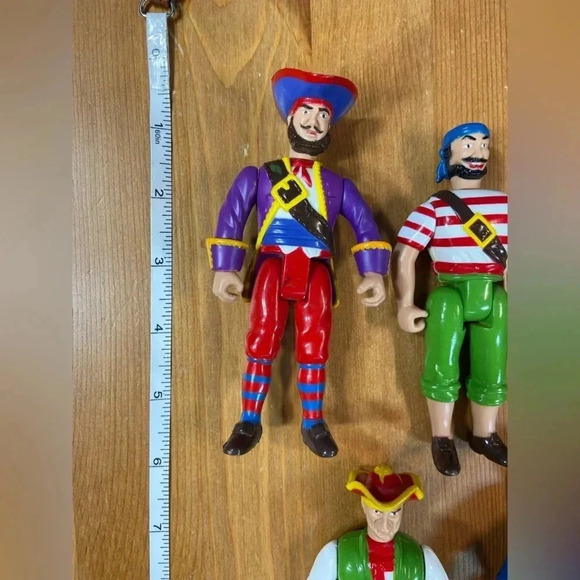 Imperial Toys - 1990 - Pirates of the High Seas - Rare - 5 Figures 🏴☠️ Vintage - Picture 13 of 13